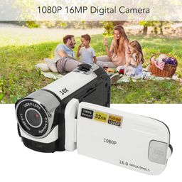 broleo D90 1080P 16X Digital Zoom Video Camera Camcorder, 2.4in LCD Screen 16MP Digital Camera Recorder 32GB Vlogging Camera with Fill Light, HD Video Recording Camcorder (White) image 3