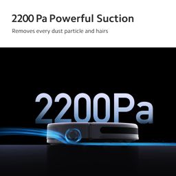 MI Xiaomi Robot Vacuum-Mop 2i, 2200 Pa Powerful Suction, 450 mL Large-Capacity Dustbin, Electronically-Controlled 270 mL Water Tank, Controls remotely via app, Alexa/GA Enabled, White image 5