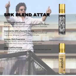 Haryar's Srk Mix Diptique Tam Dao & Dun Icon Red Attar | 100% Pure & Authentic | Sandalwood, Fresh & Aromatic | Men's Attar for Daily use | SRK perfume | used by srk | Ittar for men | Gift for him image 5