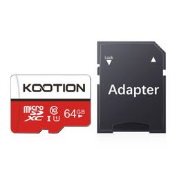 KOOTION 1 Pack 64GB Micro SD Card, Micro SDXC Memory Card Class 10 Micro SD Cards UHS-I, C10, U1, High Speed TF Flash Card with Adapter image 1