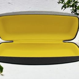 oku 1 Sunglasses case for spectacles Pack of 1 | Black Matte EyeGlasses Case Pouch | Hard Shell Box With Hing lock | Sunglass goggle Cover For Men Women | Daily Use Travel Portable image 5
