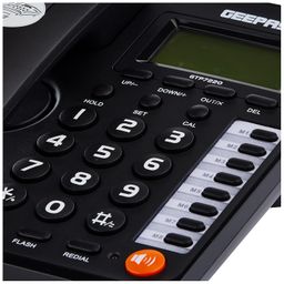Geepas Executive Telephone with Caller ID- GTP7220-Solid Built Quality and Classic Design| Hands Free Function and Auto Redial- 2 Years Warranty image 5