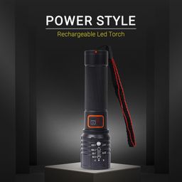 Care 4 Mini Flashlight | Desk Lamp Light with Gift Box.Focus Zoom Torch Light with 3 Modes Adjustable for Emergency Activities (MZ-035) image 2