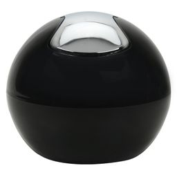 Jaypee Plus Counter Top Bin Plastic Dustbin with Chrome Finish Swivel Top |Light Weight Compact and Stylish Waste Bin for Home and Office Desk |Black image 4