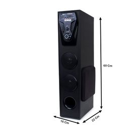 toplus Avenger Bluetooth Tower Speaker (Black) Mic, LED Display, USB, Home Theatre 80 W image 3