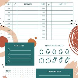Windup Magnetic Planners Combo – To Do List, Meal Planner, Daily Planner, Weekly Planner – Reusable Dry-Erase - Set of 4 A5 (6x9 in) - with 2 Marker Pens image 3