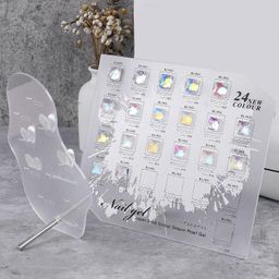 ATORSE® Nail Art Color Display Board For False Tip Display Stand Rack Nail Tools 6 Colors 02 image 3