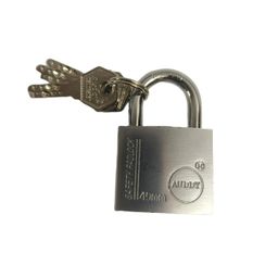 generic Small Size computur Key Lock for Door Gate Lock I Lock for Tool Box, Shutters, Shops & Offices I Corrosion Resistant Shackle I Silver Finish image 3