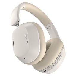 Noise Newly Launched Airwave Max 5 Wireless Over-Ear Headphones with Adaptive Hybrid ANC (up to 50dB), HFA Tech, 80H Playtime, Dual Pairing(Calm Beige) image 1