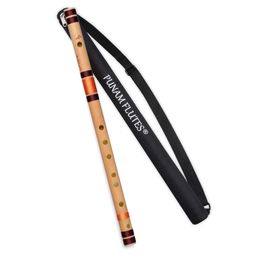 Punam Flutes C Sharp Medium Left Hand Size 18.5 Inches image 3