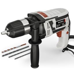BUILDSKILL 800W impact drilling machine for home use | 13mm keyless chuck | copper motor | 3300 RPM variable speed | forward & reverse | drill machine for wall drilling, screwdriving & impact drilling image 1