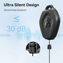 m amvr AMVR [Pro Version] VR Cable Management, 6 Packs Retractable Ceiling Pulley System for Oculus Quest/Quest 2/Rift/Rift S/Valve Index/HTC Vive/Vive Pro/HP Reverb G2/PSVR Link Cable (Black) image 4