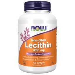 Now Foods Lecithin 1200mg, Soft-gels, 100-Count image 1