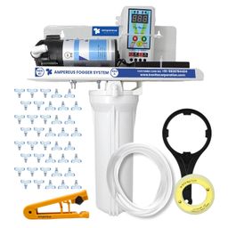 ampereus AMPEREUS® Water Fogger Kit for Cooling – Mist Maker Fogger System with 40 Sprinkler Nozzle, 300 GPD Pump & 65m Pipe | Ideal Fogger Machine for Home Use, and Dairy Farm (Nozzle Distance 1.4m) image 1