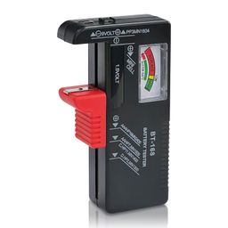 PUJI Battery Tester, Small Battery Testers Universal Battery Checker for AAA AA C D 9V 1.5V Button Cell Household Batteries image 1