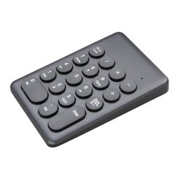 CALANDIS Portable 18 Keys 2.4G Wireless Numeric Keypad Number Numpad for Pc Black image 3