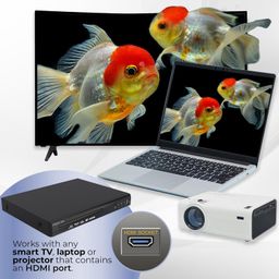 proscan elite Compact Region-Free HDMI Blu-ray Player with Remote Control | 6' HDMI Cable and Multi-Language Support | Blu-ray and DVD Players for TV | Supports Multiple Disc Formats and Dolby Surround Sound image 4