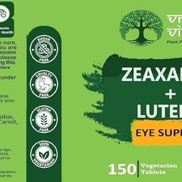 Vruksha Vitals Eye Support – Lutein and Zeaxanthin (100 mg) 150 Tablets/Capsules Supplement with Astaxanthin, Vitamin A, Vitamin C, Vitamin E, Bilberry, Beetroot and Carrot Extracts image 2