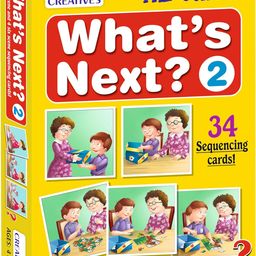 Creative's What's Next -2| A Memory Game to Develop Logical Thinking & Story Telling | Sequence Cards| Pre-School Games | Learning & Educational | What's Next Series for Ages 4 & Up image 1