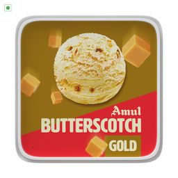 Amul Ice Cream Butterscotch Gold, 1 Litre image 5
