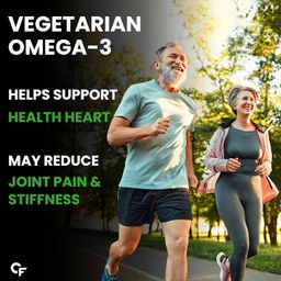 Carbamide Forte Veg Omega3 1000mg | Veg DHA | Vegetarian Omega 3 | Algal DHA | Plant Based | No Fish oil Used Capsules for Men & Women- 60 Veg Capsules image 5