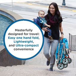 Mee Mee Mother's Lap Baby Stroller/Pram for 0 to 3 Years, New Born/Kids, 5 Point Safety Harness, Adjustable backrest, 360 Swivel Wheel, Large Storage Basket, Reversible Handlebar Net (Multicolor) image 5