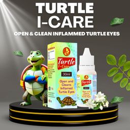 Sage Square Turtle I-Care Eye Drops (30ml) | Supports Swollen, Inflamed & Infected Eyes | Promotes Clear Vision & Eye Health | Essential Care for Healthy Turtles | Helps in Vitamin A Deficiency (30ml) image 2