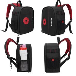 adventiq Lightweight Water Repellent DSLR/SLR Camera Backpack Bag -Camera shutter Printed Red image 3