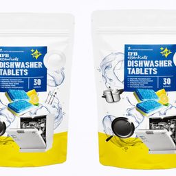 IFB Essentials Dishwasher Tablets - Combo of 2, Yellow image 1