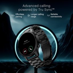 Noise Halo Plus 1.46" Super AMOLED Display Elite Smart Watch, Bluetooth Calling, Stainless Steel Build, Always on Display, Upto 7 Days Battery (Elite Black) image 5