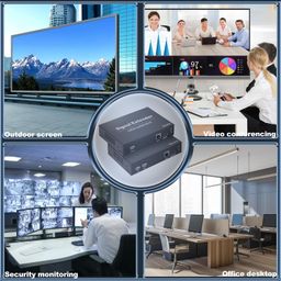 LornCeng HDMI KVM USB Extender, Supports Up to 394FT/120M, Touch Switch, Plug and Play, Black image 5