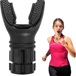 Lung Breathing Trainer Exercise Device-Compact Pure Silicone Lung Exerciser Device, Respiratory Muscle Trainer, Lung Expander, Breathing Enhancer, Ideal & Adjustable For All, Easy To Clean image 2
