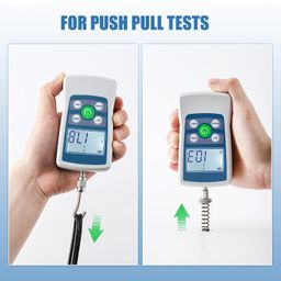 Genex Digital Force Gauge - Push and Pull Meter Tester with Digital Display for Tension & Compression Testing 500N/50kg/110Lb - Also known as Dynamometer - Full Set image 4
