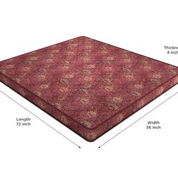 Centuary Mattresses Joy 4-inch Single Size Orthopedic Support Extra Firm Reversible Coir Mattress (72x36x4) image 2