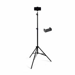Amazon Basics 7 Feet Tripod Stand with Mobile Phone Holder, Suitable for Mobiles, Lights, Reflectors and Cameras image 1