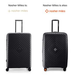 nasher miles Antwerp Hard-Sided Polypropylene Check-in Luggage 24 inch | 65cm TSA Lock 8 Wheels & Expander Medium Trolley Bag for Travel | Suitcase (Black) image 2
