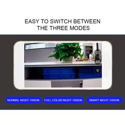 Maizic Smarthome 5MP WiFi Full HD Bullet Camera w/Color Night Vision, Two Way Audio, Siren Alarm, 180 View, Wide Coverage 50 Mtr, IP66 Waterproof, Remote View, SD Card Support Upto 128GB image 5