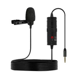 amazon basics Metal Condenser Microphone with 6m Cable | Compatible with Smartphones, Cameras, PCs, and Laptops | Built-in Noise Reduction (Black) image 1