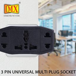 MX 2 Pcs of Universal Conversion Plug + 2 Way 3 in 1 Plug image 3