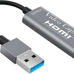 Microware Video Capture Cards, 4K HDMI to USB 3.0 Video Capture Device, 60fps Broadcast Live and Record Video Audio Gaming, Streaming, Teaching, Video (HDMI to USB 3.0 Video Capture) image 1