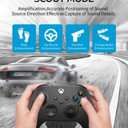 AOLION Stereo Headset Adapter for Xbox Controller, Audio Mic Headphone Adapter for Xbox One/One S/X/Elite 1/ Elite2/ Series S/X Controller-Xbox Controller Accessories Adapter Adjust Audio Balance image 2