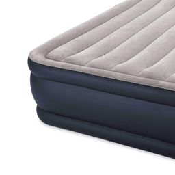 Intex Dura-Beam Plus Fiber-Tech Technology Series Deluxe Pillow Rest Raised Airbed With Soft Flocked Top For Comfort Built-In Pillow . (60 X 80 X 16.5 Inches) - Polyester, Large, Black image 3