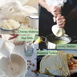 Hian Muslin Cotton Cloth | Food-Grade & BPA-Free | Multi-Purpose Kitchen Tool for Straining, Cheese & Paneer Making, Roti Wrapping, Steaming Momos & Idlis, Filtering & Cooking (1 Meter | 37x37 Inch) image 2