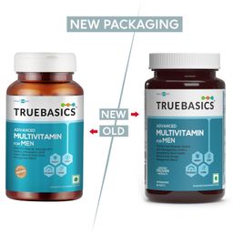 TrueBasics Advanced Multivitamin For Men (90 Tablets) | With Ashwagandha, Gokhru & Kawach, Vitamin D3 and Multiminerals | For Immunity, Energy, Strength & Stamina image 3
