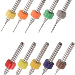 SHOKITECH 0.1-1.0mm Mixed 3D Printer Nozzle Cleaning Drill Bit Kit for MK7 MK8RepRap 10Pcs image 4
