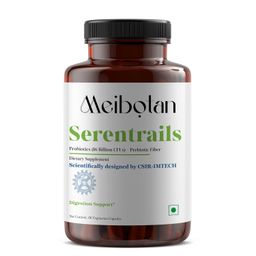 Meibotan Serentrails 16 Billion Probiotic Blend Scientifically designed by CSIR-IMTECH | Prevents Bloating | Healthy digestion & IBS - 60 Veg Capsule (Men & Women) image 4