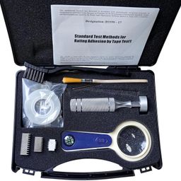 gltl Professional Adhesion Tester Kit with Result Comparison Chart - 3-Blade Cross-Cut Tester for Paint, Coatings, Plating & Spray Finishes Surface Testing | ASTM Standards image 1