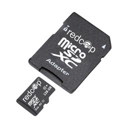 redcop MicroSDXC Memory Card 128GB with Full Size Adapter – Upto 150MB/s |Class 10 UHS-3 V30 A1| 5Year Warranty |High-Speed Storage Sd Card for Smartphones, Cameras, Laptops, Gaming Devices & Drones image 1