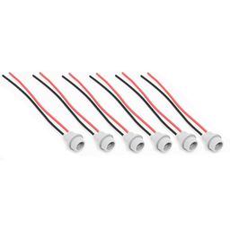 Michigan Motorsports Universal Light Socket Pigtail for 194 & T10 Bulbs -Fits Flat Panel Applications (6) image 1