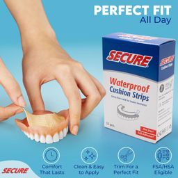 Secure Denture Adhesive Strips 15 ea (Pack of 2) image 4